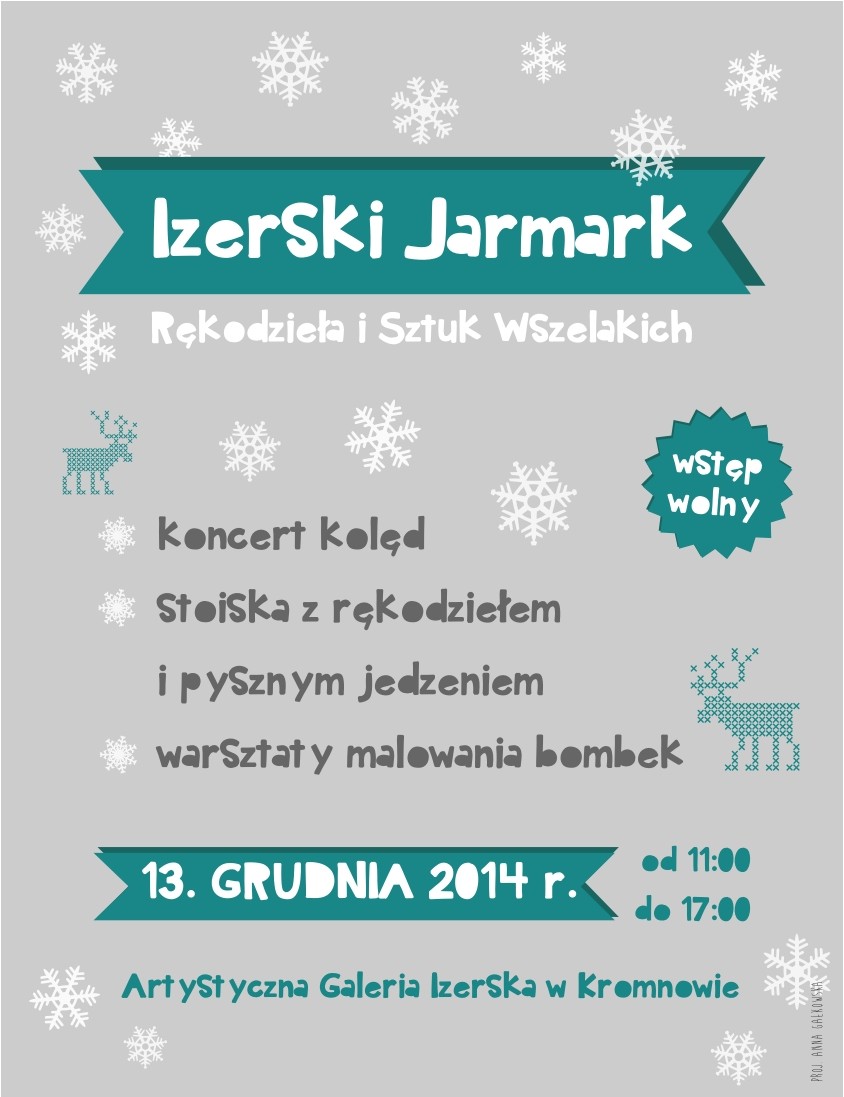 Izerski Jarmark Rzemiosa i Sztuk Wszelakich - Boe Narodzenie 2014