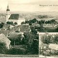 Isergebirge - Weigsdorf mit Kirche; Pfarrhaus / Gry Izerskie - Wigancice z kocioem; Dom parafialny (arch. A. Lipin)