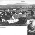 Ansicht von Weigsdorf; Tafelfichte; Heidensteine / Widok z Wigancic; Smrk; Pogaskie Kamienie (arch. A. Lipin)