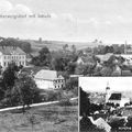 Oberweigsdorf mit Schule; Kirche / Grne Wigancice ze szko; koci (arch. A. Lipin)