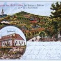 Pozdrowienia z Gickelsberg koo Chrastavy w Czechach - pocztwka z koca XIX w. (arch. A. Lipin)