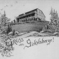 Pozdrowienia z Gickelsberg - pocztwka wysana 20 czerwca 1896 r. (arch. A. Lipin)
