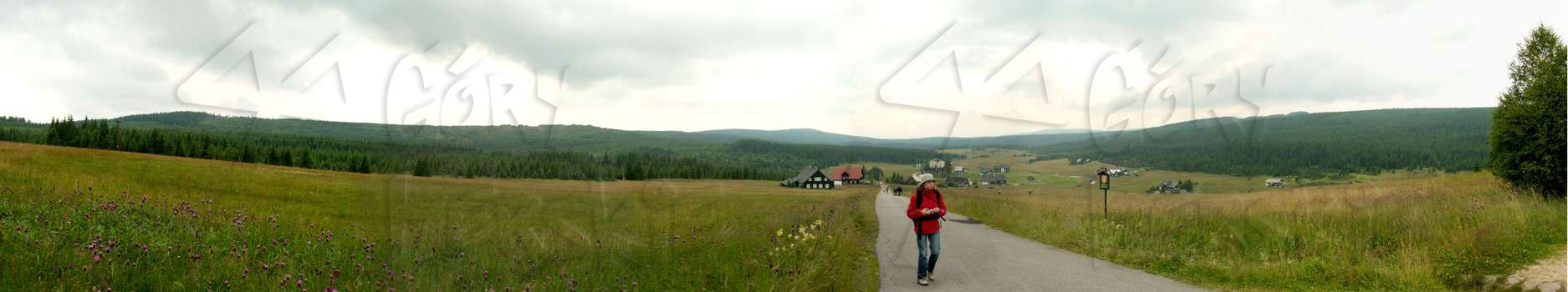 Panorama Jizerki spod Bukovca