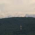 Elektrownie wiatrowe i wiea przekanikowa od pnocy (fot. A. Lipin)