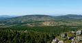 Widoki z Jizery - ern hora (1085m n.p.m.) i Holubnik (1071m n.p.m.)